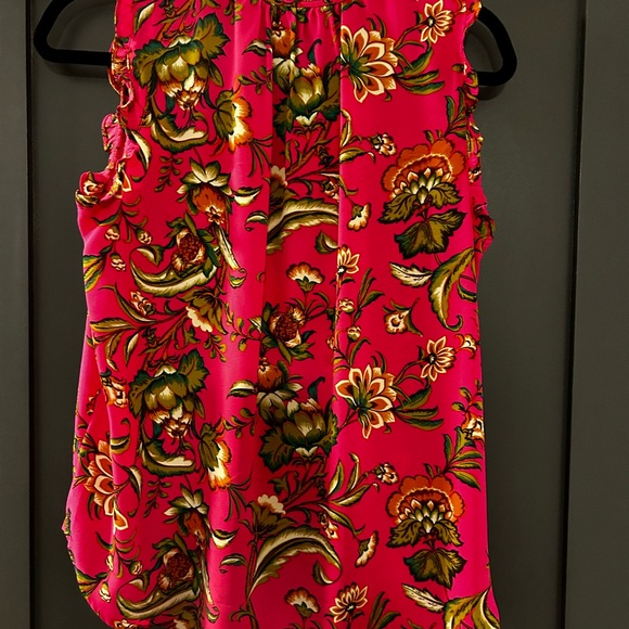 Rachel Zoe, bright pink, floral loose, small - Picture 4 of 5